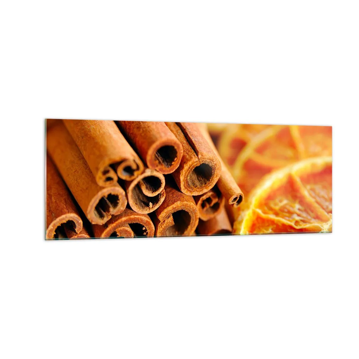 Glass picture - Can You Smell the Aroma? - 140x50 cm