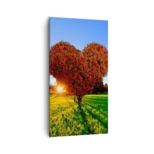 Canvas picture - Impossible Not to Love Autumn - 55x100 cm