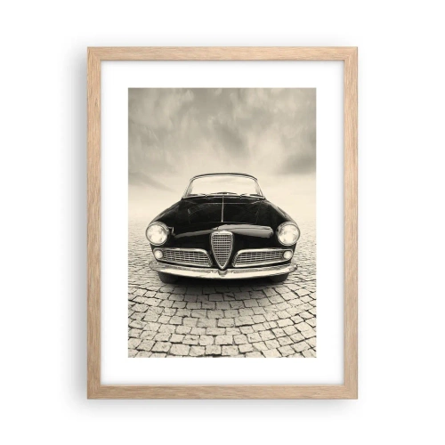 Poster in light oak frame - How Can You not Love Me? - 30x40 cm