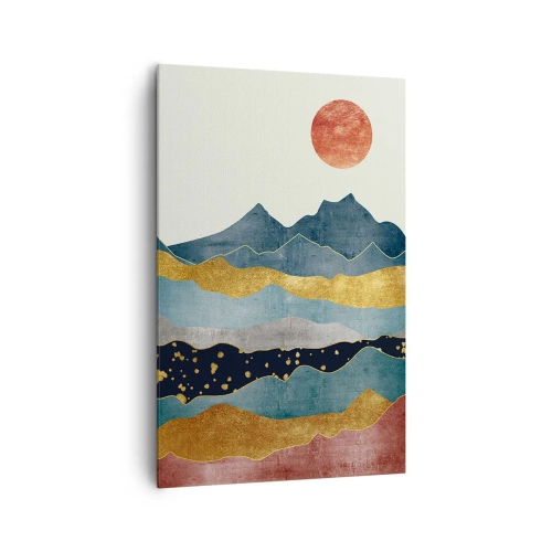 Canvas picture - Cross Section of the World - 80x120 cm