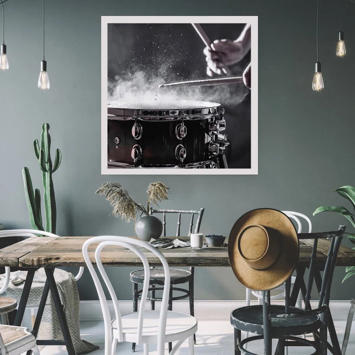 Poster - Pulse of Music - 40x40 cm