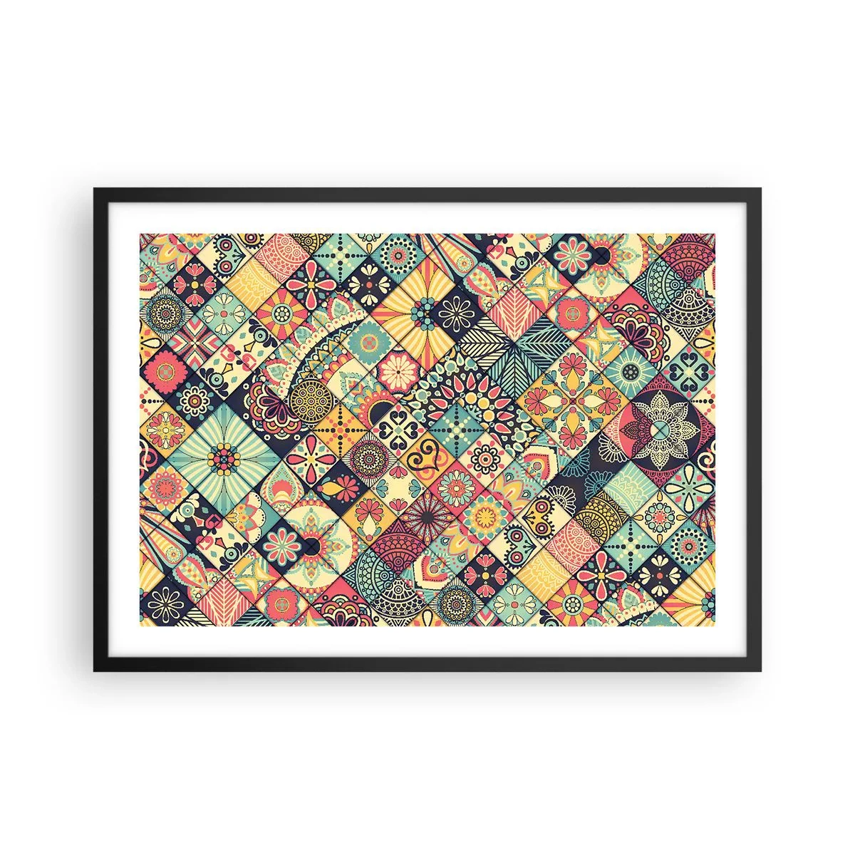 Poster in black frame - Moroccan Style - 70x50 cm