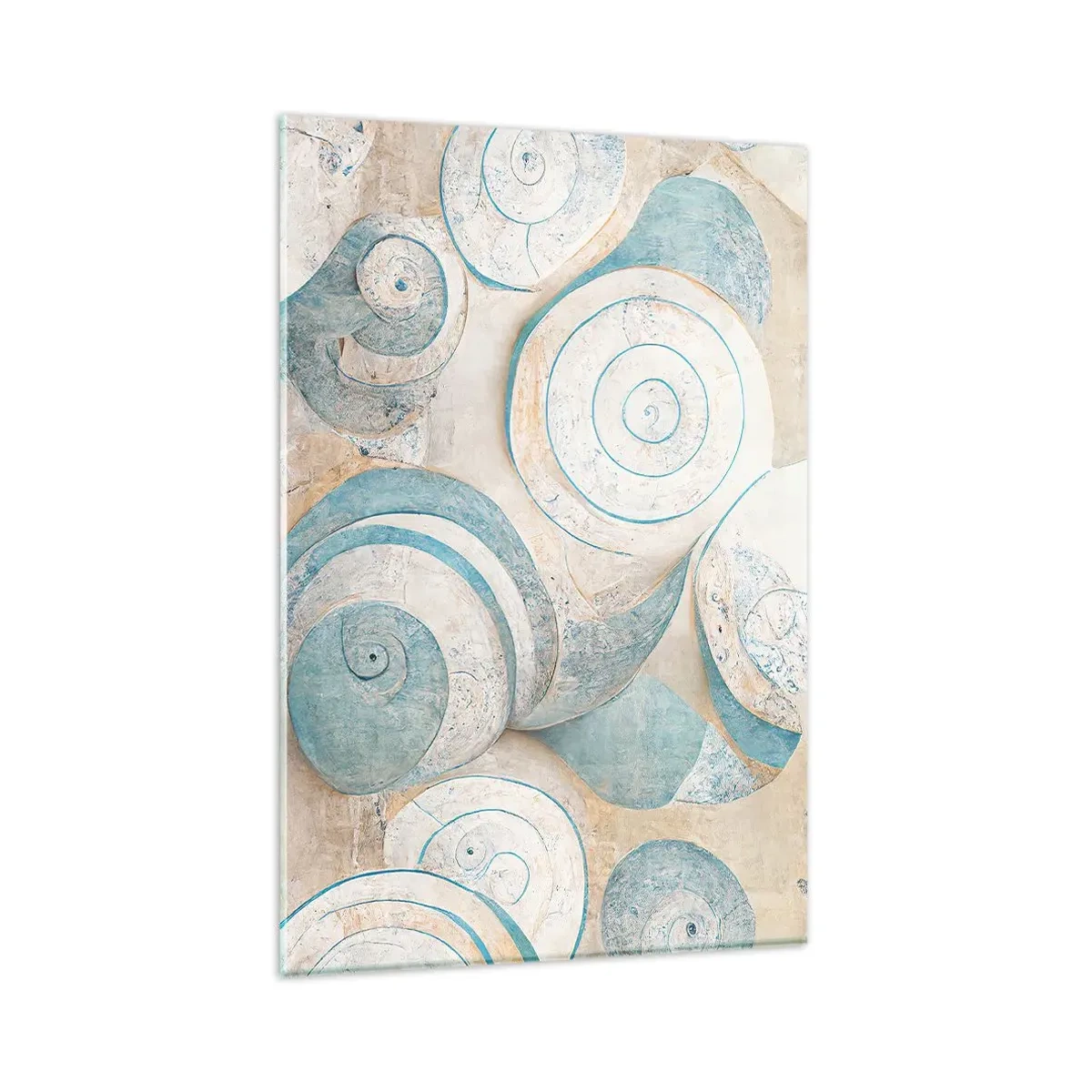 Glass picture - What Does a Shell Hide? - 80x120 cm