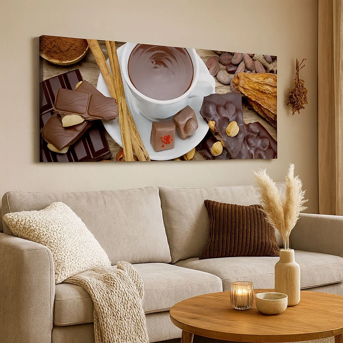Canvas picture - From a Fairytale Factory of Chocolate - 100x40 cm