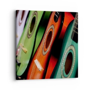 Canvas picture - Guitar Has Many Shades - 30x30 cm