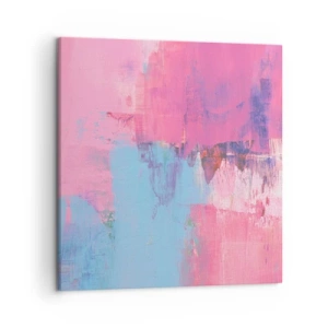 Canvas picture - Pink, Blue and a Pinch of Light - 50x50 cm