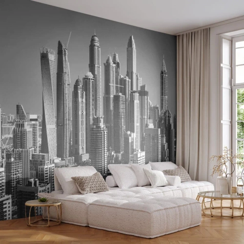Custom Wallpaper Premium Sand - City over a Desert - Architecture, City, Dubai