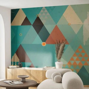 Self-Adhesive Photo Wallpaper Deluxe Sticker - Unity in Multitude, Multitude of Unity - Abstraction, Piece, Modern Pattern - 500x350 cm