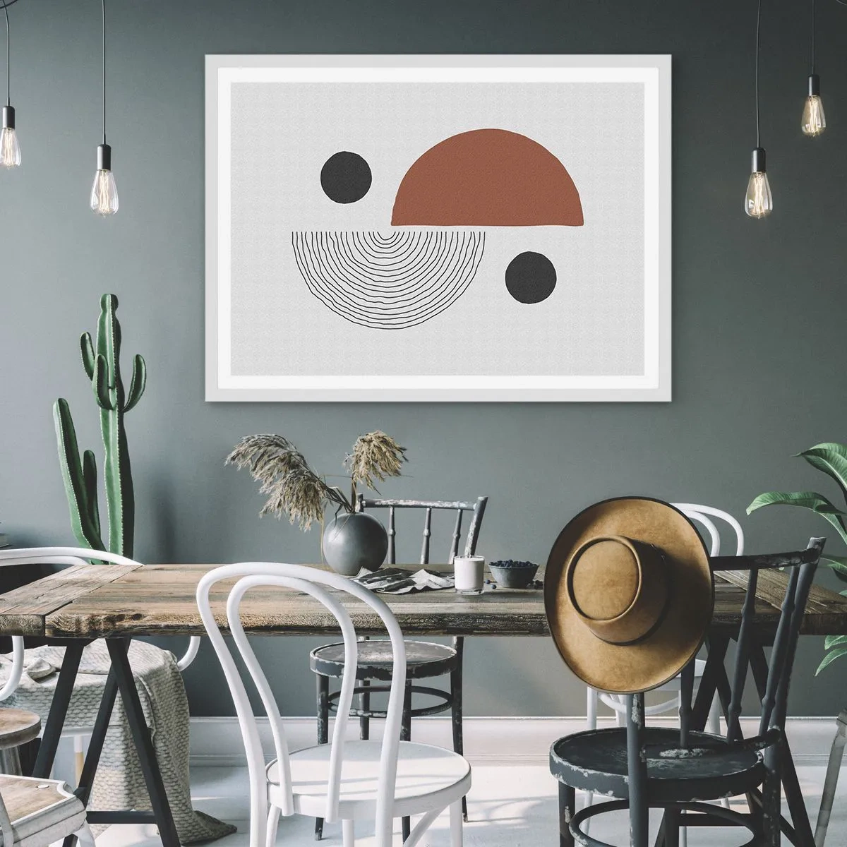 Poster in white frmae - Perfection of a Wheel - 100x70 cm