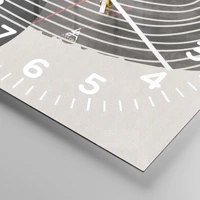 Clock face with numbers