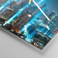 Clock face with lines