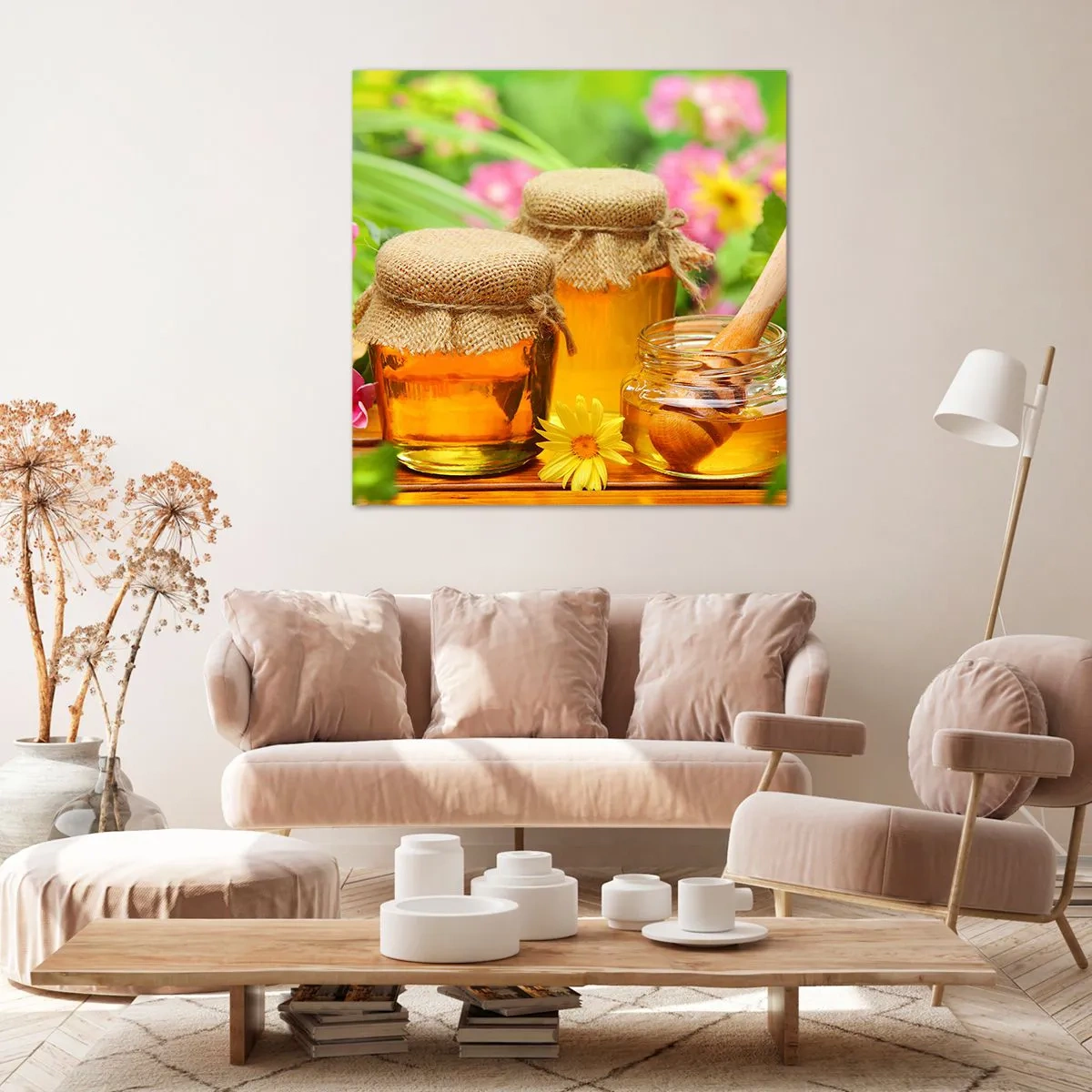 Canvas picture - Sweet and Flowery - 70x70 cm