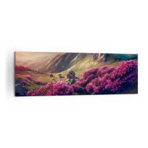 Canvas picture - Summer in the Mountains - 160x50 cm