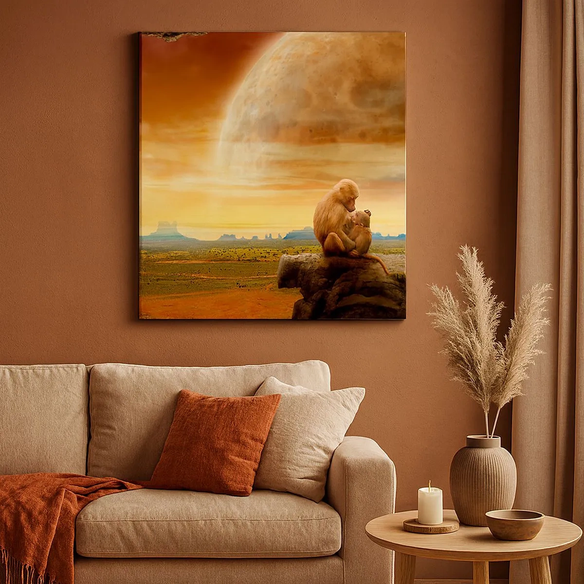 Canvas picture - Love Is the Same Everywhere - 30x30 cm