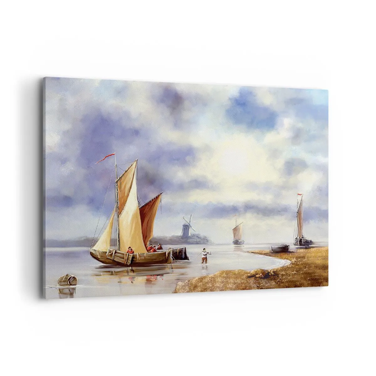 Canvas picture - Return of Sailors - 100x70 cm