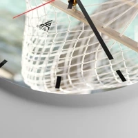 Clock face with lines