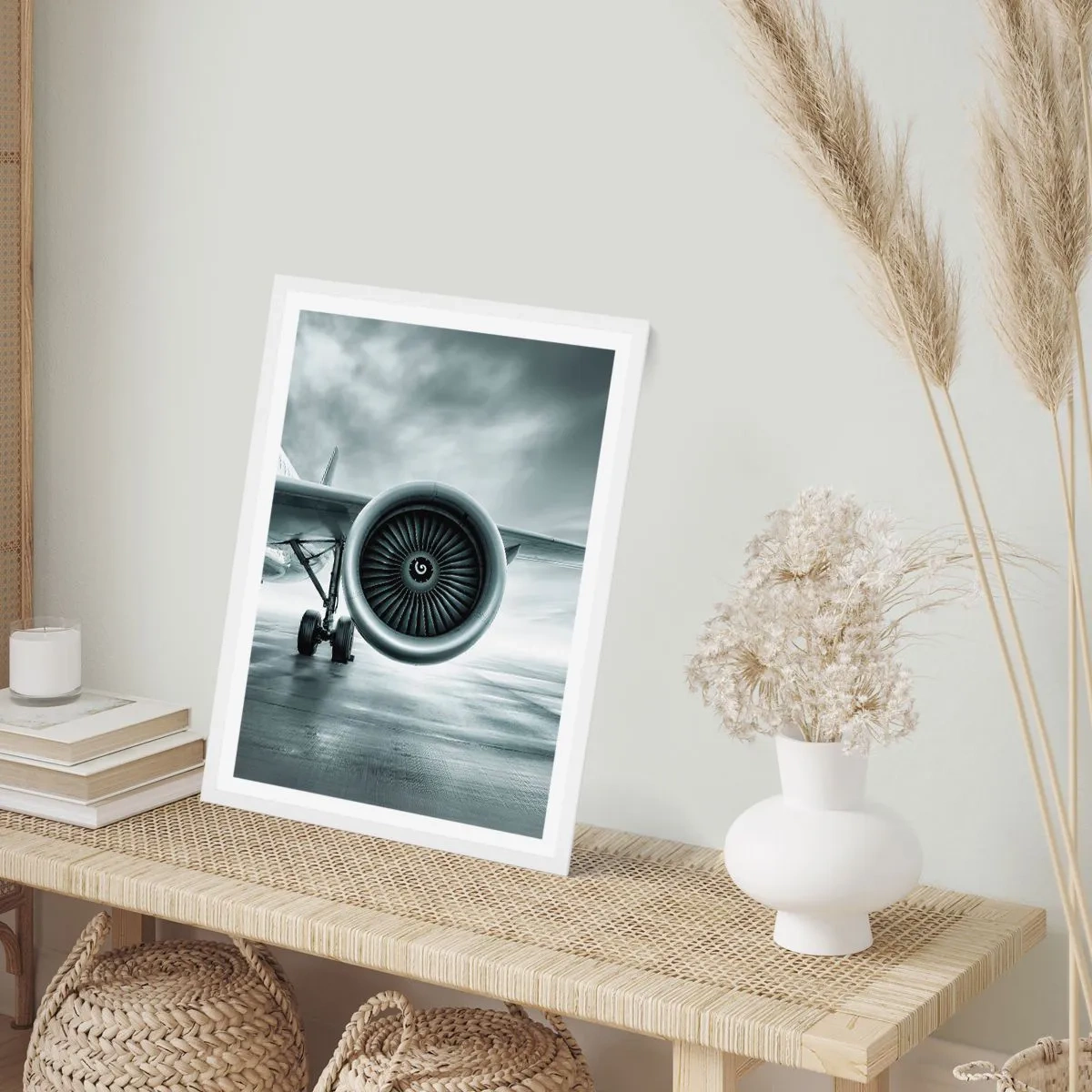 Poster in white frmae - There Is Power! - 30x40 cm