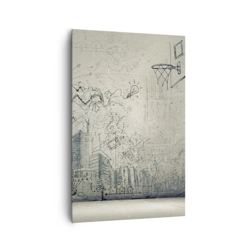 Canvas picture - My Wonderful City Life - 80x120 cm