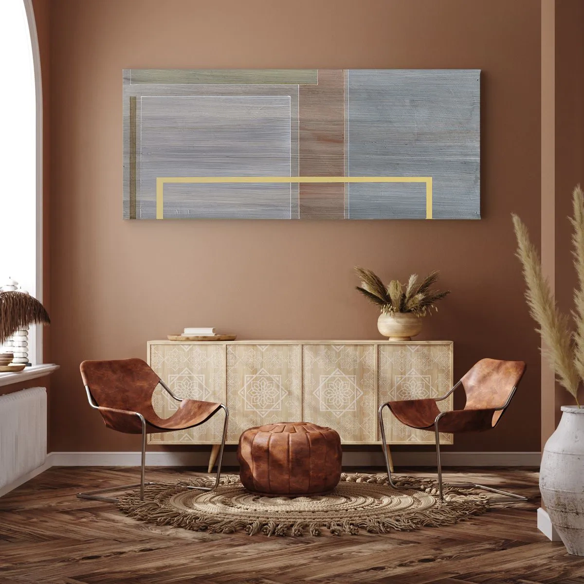 Canvas picture - Straight and Calm - 90x30 cm