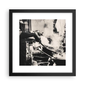 Poster in black frame - Alchemy of Flavours - 30x30 cm