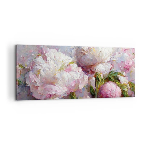 Canvas picture - Bouquet Bubbling with Life - 120x50 cm