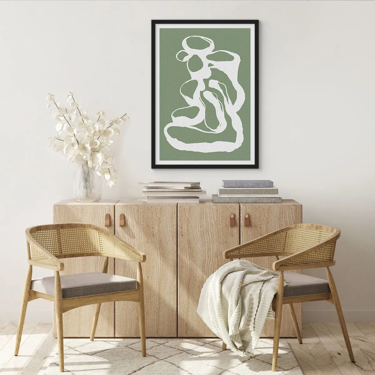 Poster in black frame - The Call of Space - 70x100 cm