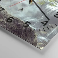 Clock face with numbers