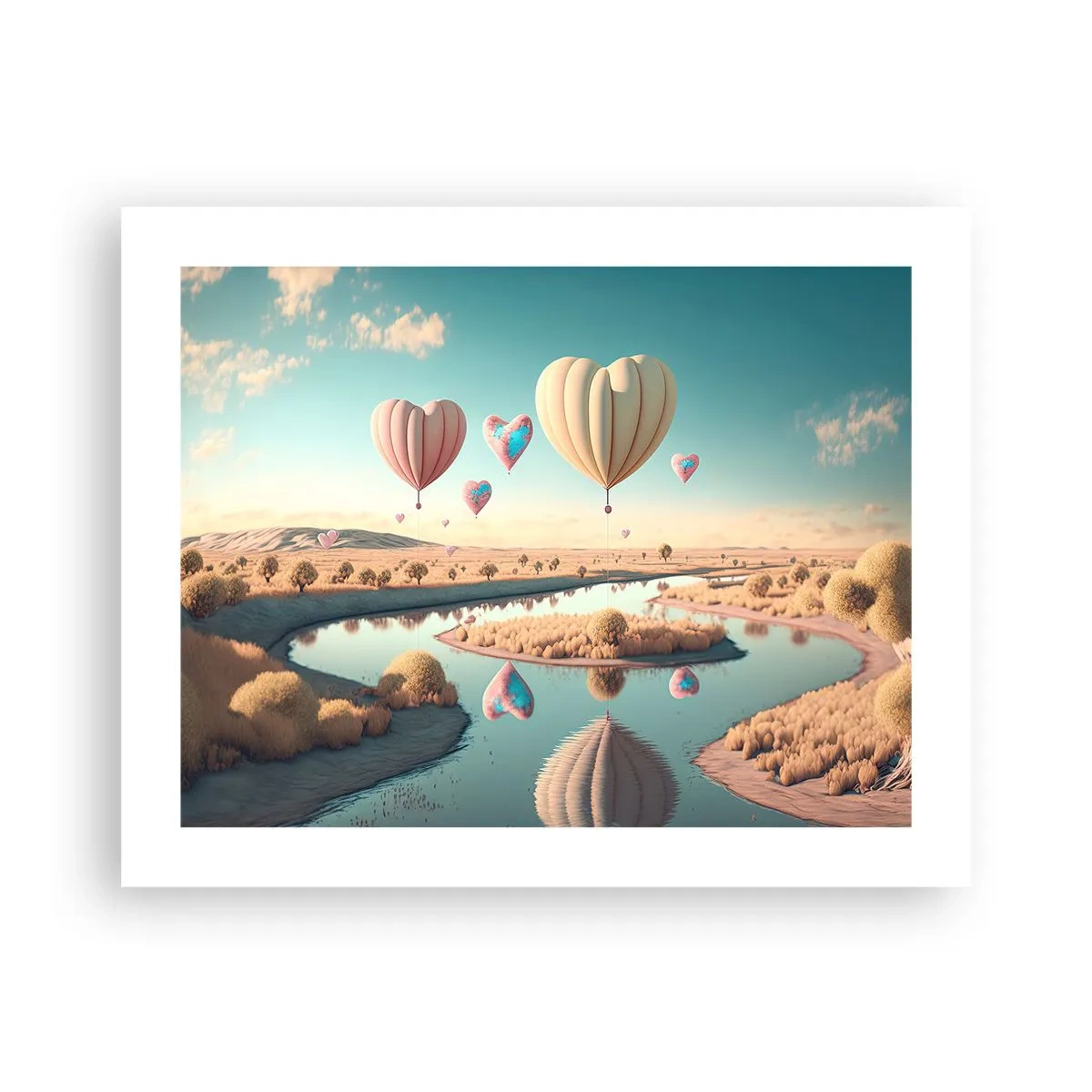 Poster - Love Lifts You up - 50x40 cm