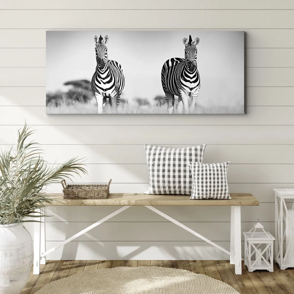 Canvas picture - After All the World is Black and White - 120x50 cm