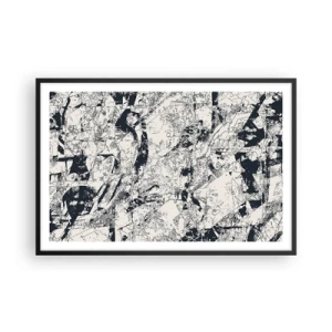 Poster in black frame - Infilitration of Opposites - 91x61 cm