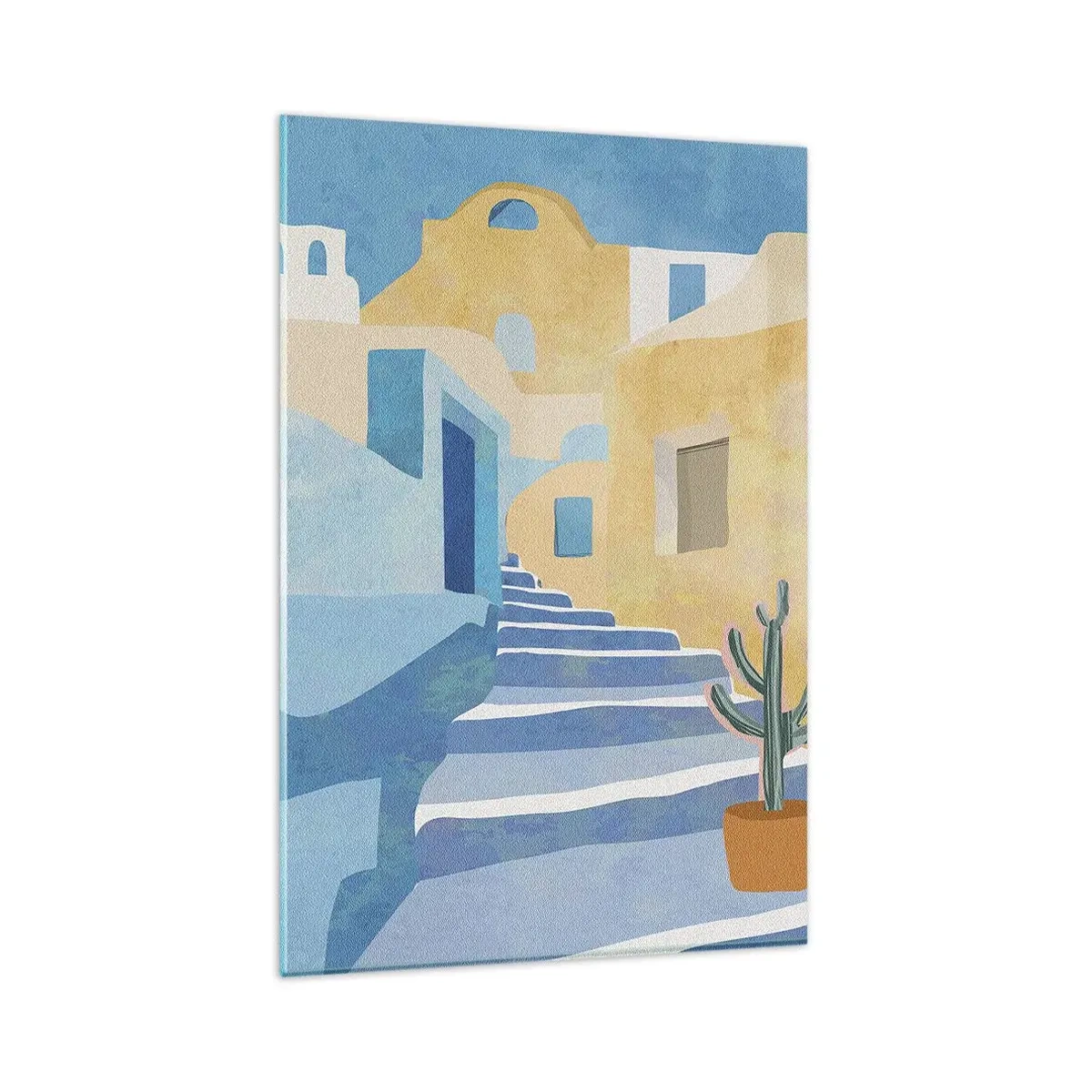 Glass picture - Day in an Arabic City - 80x120 cm