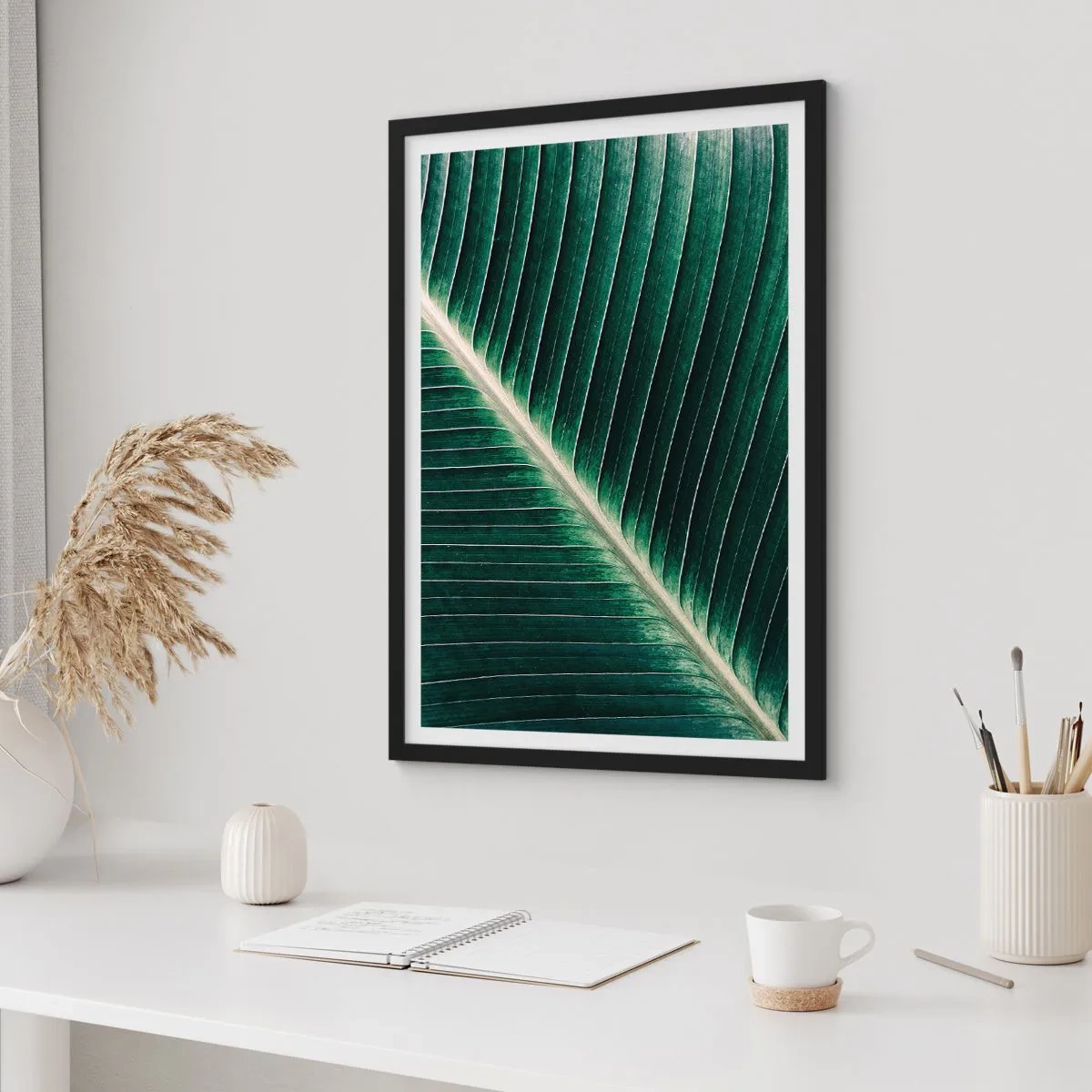 Poster in black frame - Rhythm of Nature - 30x40 cm