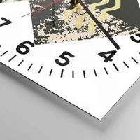 Clock face with numbers