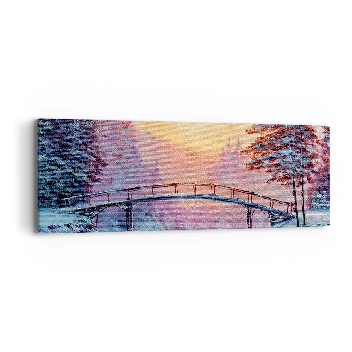 Canvas picture - Four Seasons - Winter - 90x30 cm