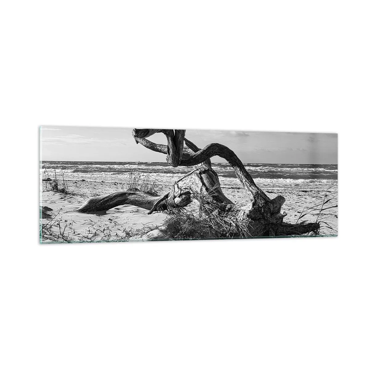 Glass picture - Seaside Sculpture - 90x30 cm