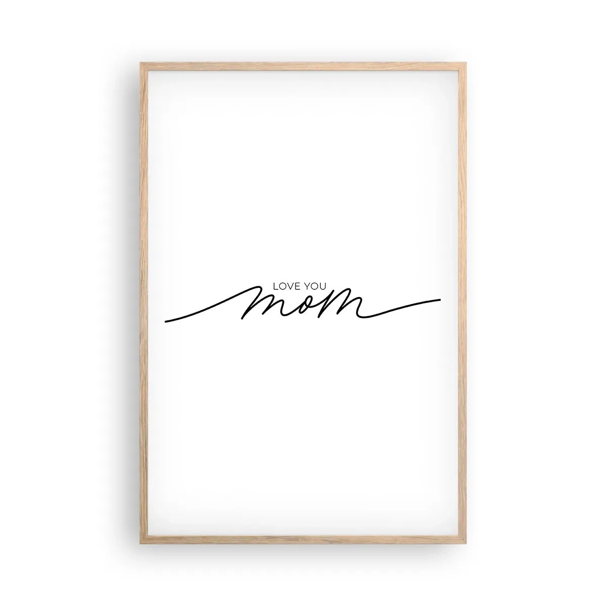 Poster in light oak frame - Great Emotion - 61x91 cm