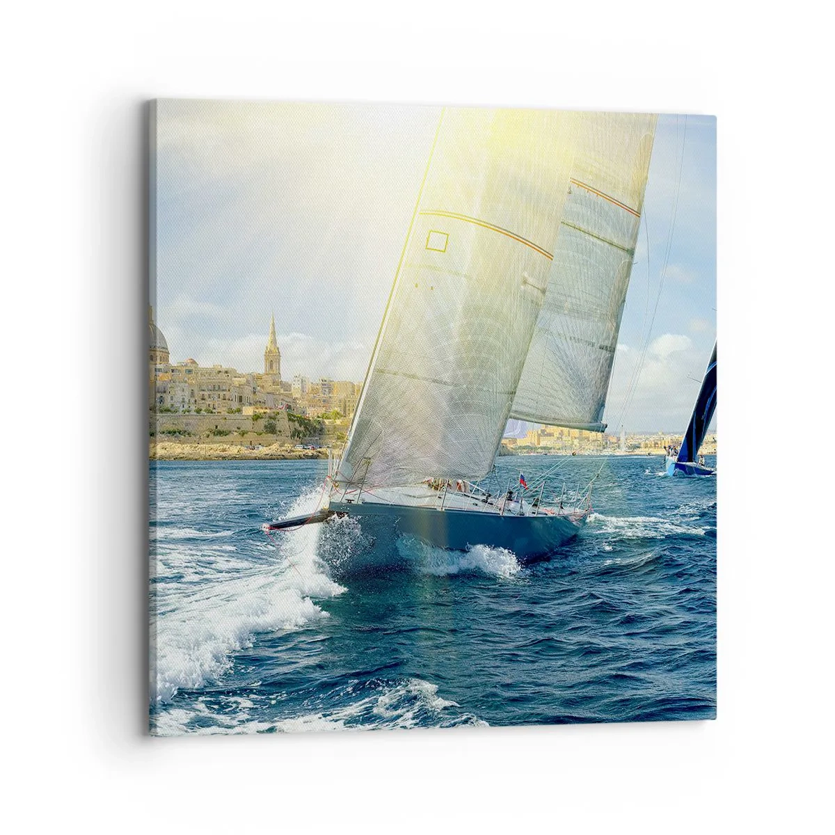 Canvas picture - Time to Leave the City - 70x70 cm