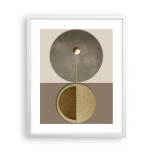 Poster in white frmae - Perfect Balance - 40x50 cm