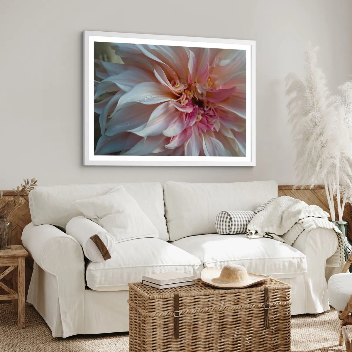 Poster in white frmae - Blooming Freshness - 100x70 cm
