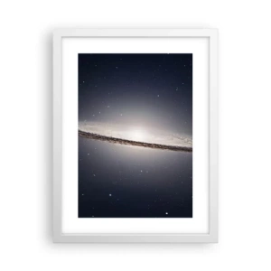 Poster in white frmae - A Long Time Ago in a Distant Galaxy - 30x40 cm