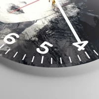 Clock face with numbers