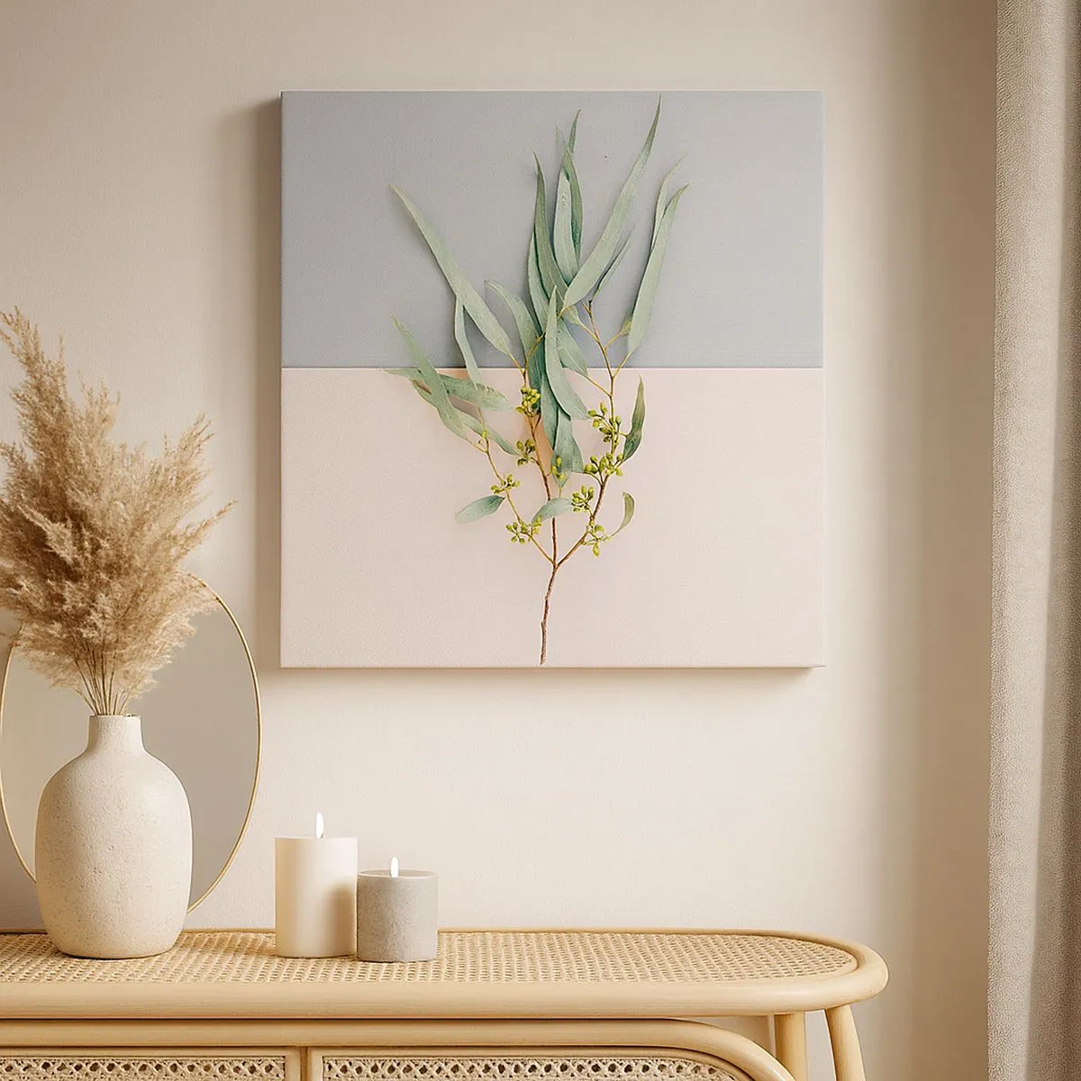 Canvas picture - Pastel Subtlety - 30x30 cm