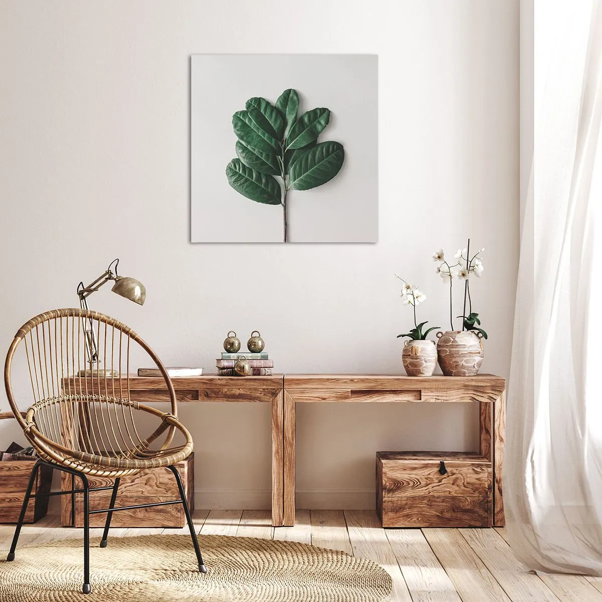 Canvas picture - Drawing of Nature Itself - 50x50 cm