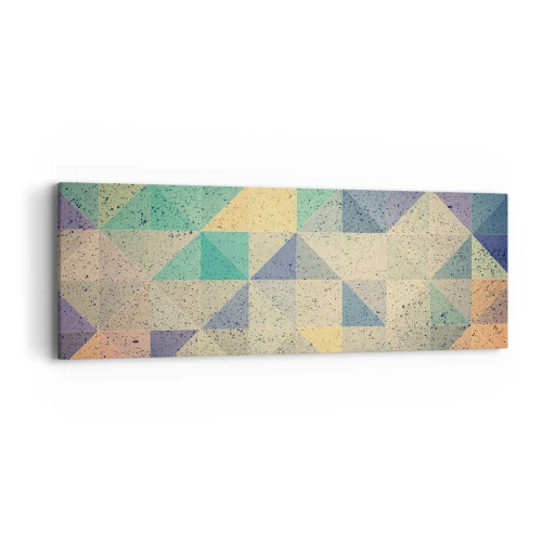 Canvas picture - The Republic of Triangles - 90x30 cm