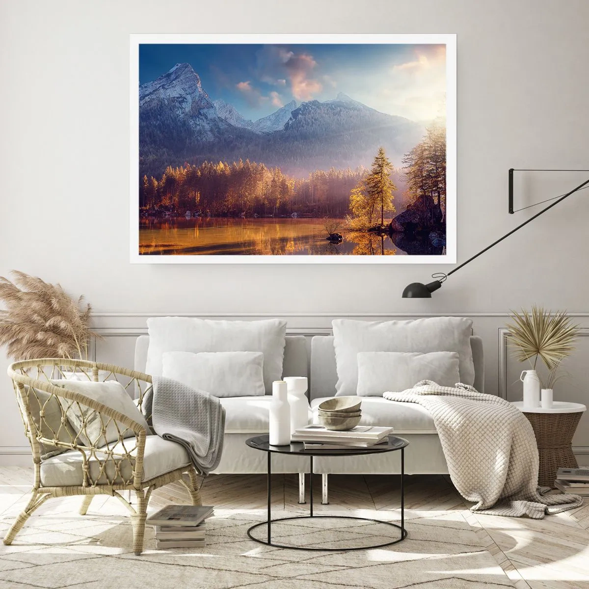 Poster - In the Mountains and Valleys - 70x50 cm