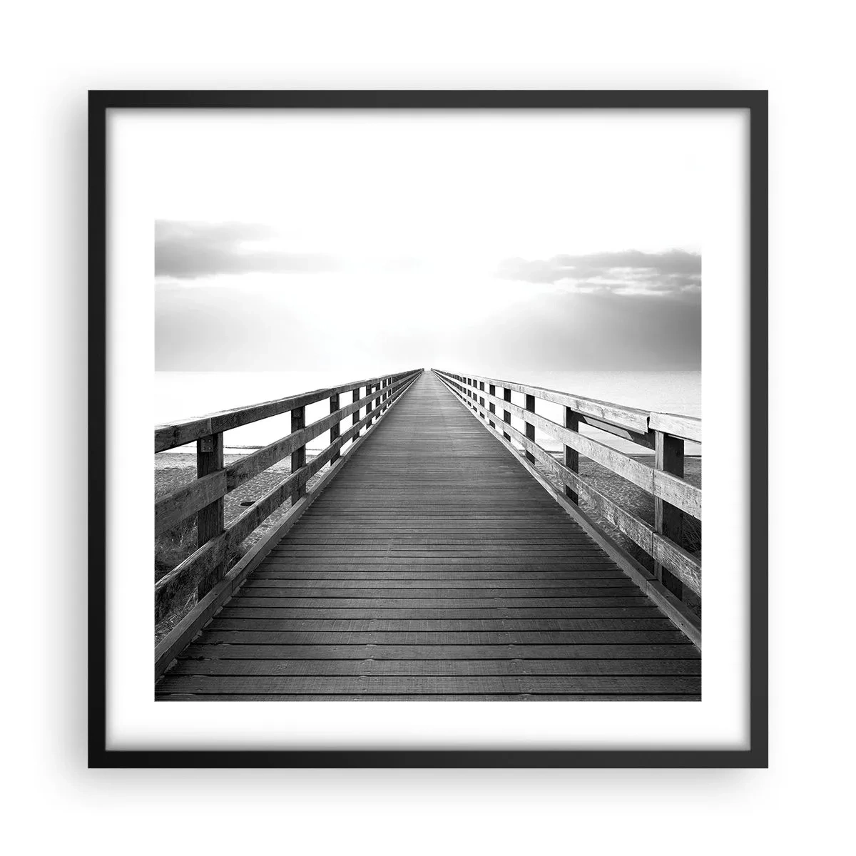 Poster in black frame - In the Distance… - 50x50 cm