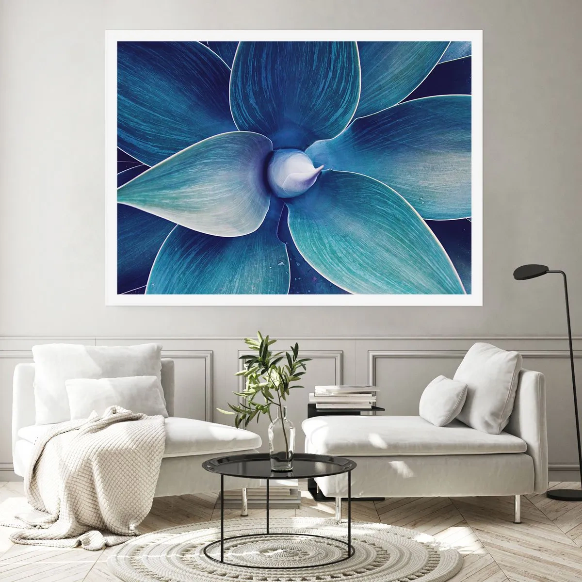 Poster - Blue from the Sky - 50x40 cm