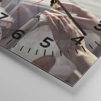 Clock face with numbers