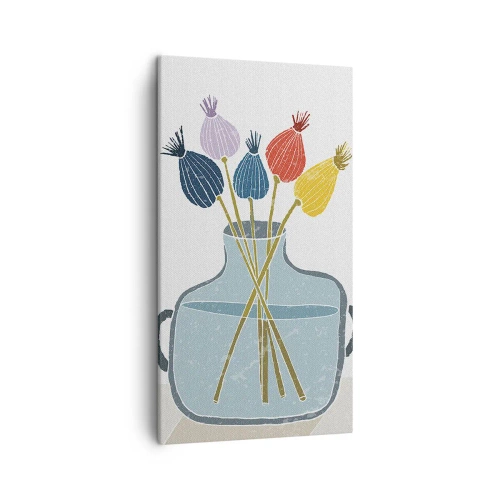 Canvas picture - As Quiet as Poppies - 45x80 cm