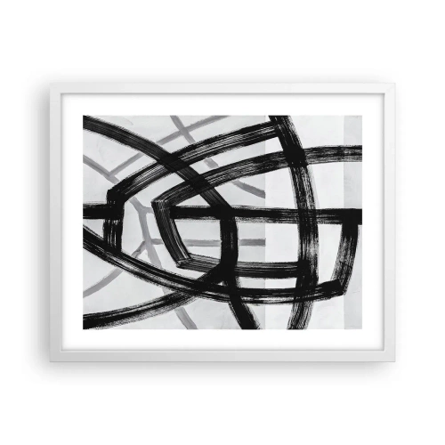 Poster in white frmae - Building Depth - 50x40 cm